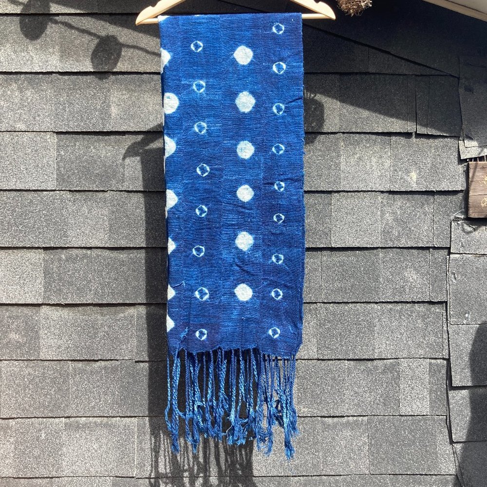 Scarf - Japanese Indigo - Latre Art and Style